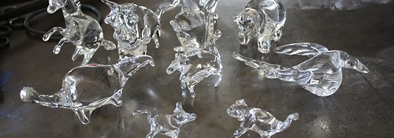 Glass Menagerie  Craft of Popelka Trenchard Glass courtesy of Pinterest